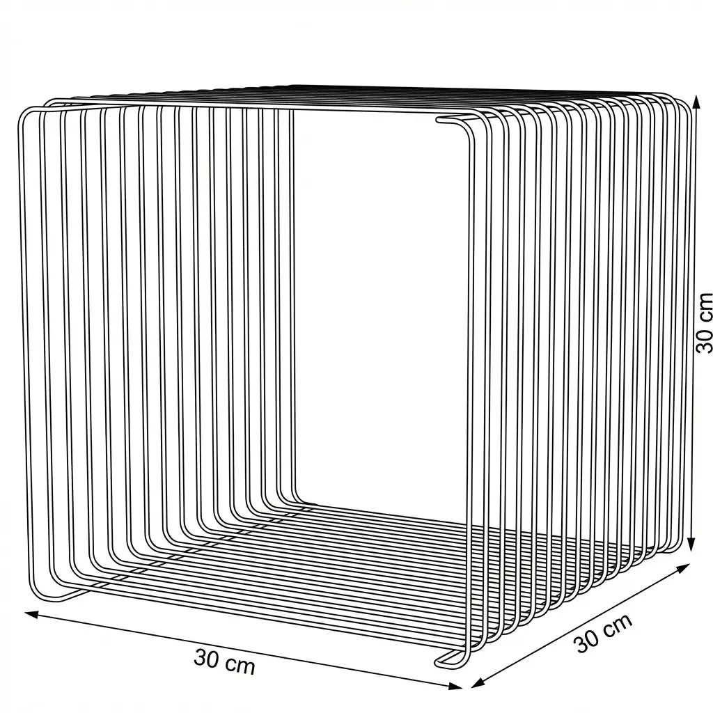 Gitter Regal / Wire Cube 30 x 30 cm